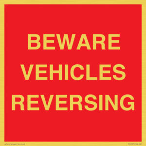 PR12797: BEWARE VEHICLES REVERSING
