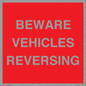 PR12797: BEWARE VEHICLES REVERSING