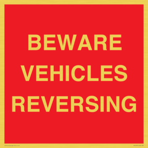 PR12797: BEWARE VEHICLES REVERSING