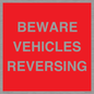 PR12797: BEWARE VEHICLES REVERSING