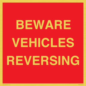 PR12797: BEWARE VEHICLES REVERSING