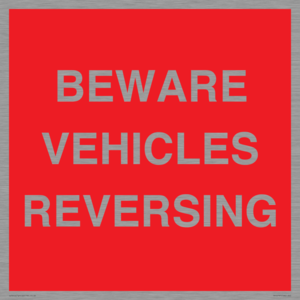 PR12797: BEWARE VEHICLES REVERSING