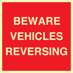 PR12797: BEWARE VEHICLES REVERSING