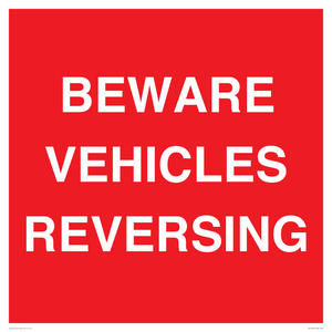 PR12797: BEWARE VEHICLES REVERSING