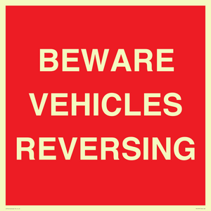 PR12797: BEWARE VEHICLES REVERSING