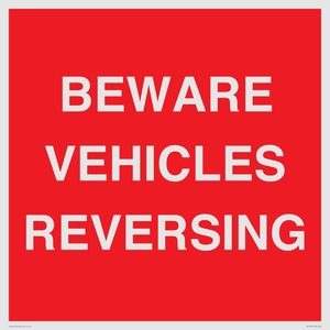 PR12797: BEWARE VEHICLES REVERSING