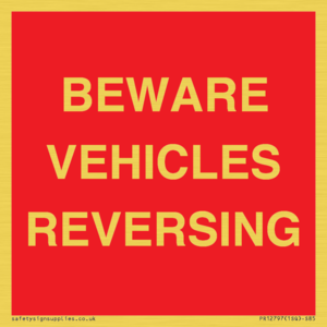 PR12797: BEWARE VEHICLES REVERSING
