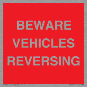 PR12797: BEWARE VEHICLES REVERSING