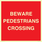 PR12799: BEWARE PEDESTRIANS CROSSING