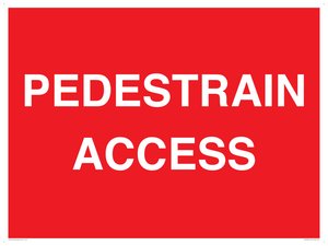 PR12831: PEDESTRAIN ACCESS