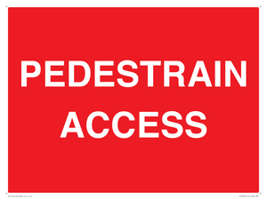 PR12831: PEDESTRAIN ACCESS