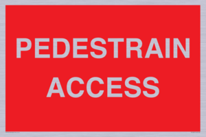 PR12831: PEDESTRAIN ACCESS