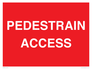 PR12831: PEDESTRAIN ACCESS