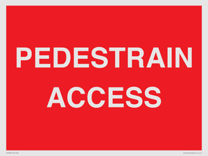 PR12831: PEDESTRAIN ACCESS