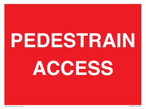 PR12831: PEDESTRAIN ACCESS