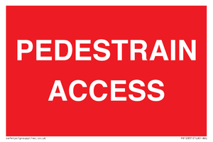 PR12831: PEDESTRAIN ACCESS