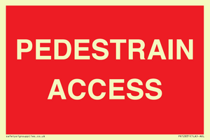 PR12831: PEDESTRAIN ACCESS