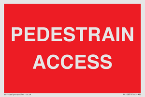 PR12831: PEDESTRAIN ACCESS
