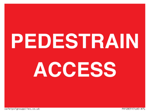 PR12831: PEDESTRAIN ACCESS