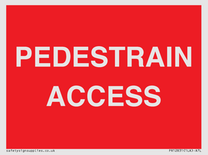 PR12831: PEDESTRAIN ACCESS