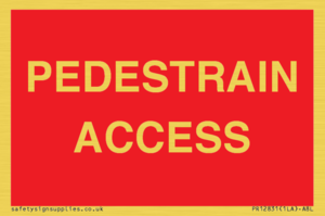 PR12831: PEDESTRAIN ACCESS