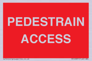 PR12831: PEDESTRAIN ACCESS
