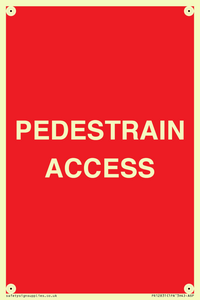 PR12831: PEDESTRAIN ACCESS