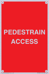 PR12831: PEDESTRAIN ACCESS