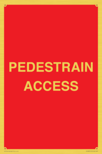 PR12831: PEDESTRAIN ACCESS