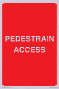 PR12831: PEDESTRAIN ACCESS