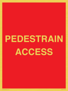 PR12831: PEDESTRAIN ACCESS