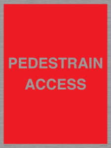 PR12831: PEDESTRAIN ACCESS