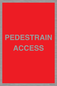 PR12831: PEDESTRAIN ACCESS