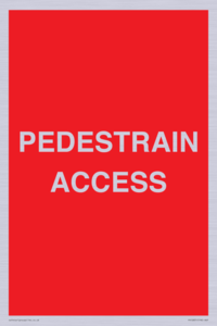 PR12831: PEDESTRAIN ACCESS