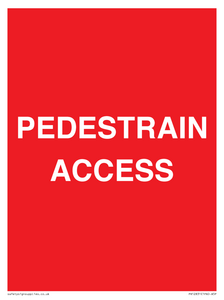 PR12831: PEDESTRAIN ACCESS