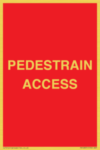 PR12831: PEDESTRAIN ACCESS