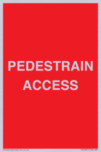 PR12831: PEDESTRAIN ACCESS