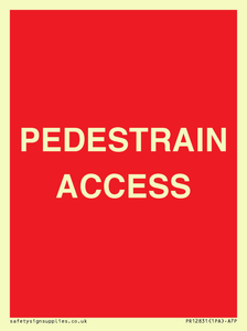 PR12831: PEDESTRAIN ACCESS