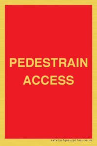 PR12831: PEDESTRAIN ACCESS