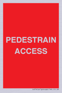 PR12831: PEDESTRAIN ACCESS