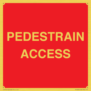 PR12831: PEDESTRAIN ACCESS