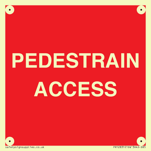 PR12831: PEDESTRAIN ACCESS