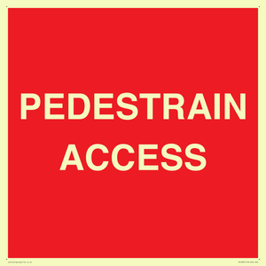 PR12831: PEDESTRAIN ACCESS