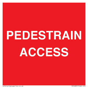 PR12831: PEDESTRAIN ACCESS