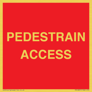 PR12831: PEDESTRAIN ACCESS