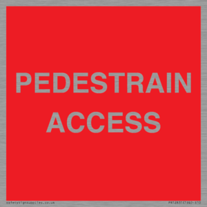 PR12831: PEDESTRAIN ACCESS