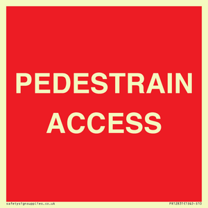 PR12831: PEDESTRAIN ACCESS