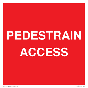 PR12831: PEDESTRAIN ACCESS