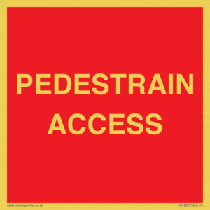 PR12831: PEDESTRAIN ACCESS