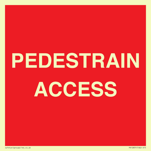 PR12831: PEDESTRAIN ACCESS
